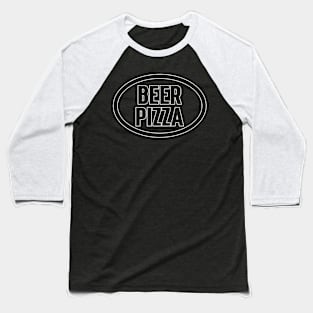 Beer Pizza v3 Baseball T-Shirt